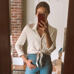 Wilfred Silk Tie Top